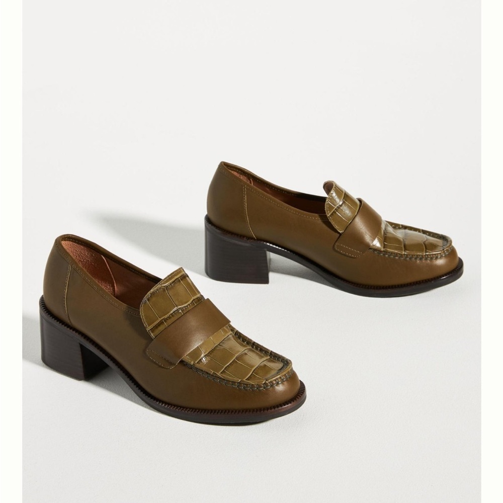 Anthropologie Ryan Heeled Loafers - Picture 10 of 11